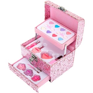 Pink Glitter Make-up Set