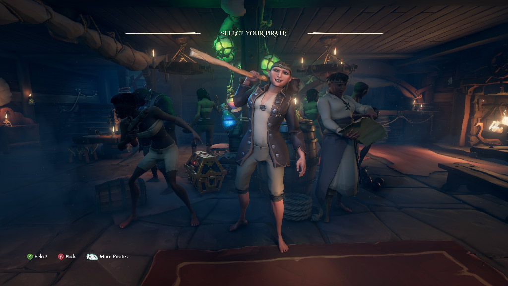 Sea of Thieves Character Selection