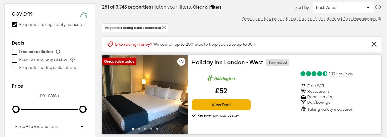 Tripadvisor Filter