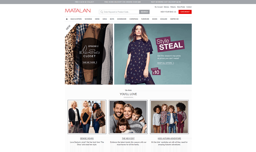 women's clothes in matalan