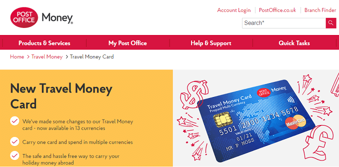 Post Office Travel Money Discount Codes Sales Cashback Offers - 