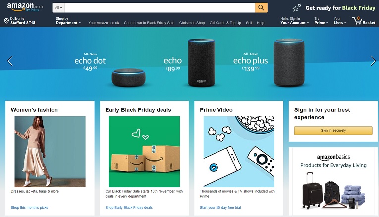 Amazon Co Uk January Discount Offers Cashback Deals   Amazon Homepage 