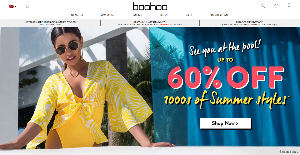 boohoo summer sale