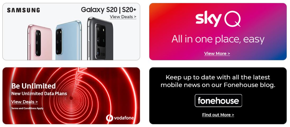 Fonehouse Homepage