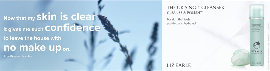 Liz Earle Homepage Screenshot