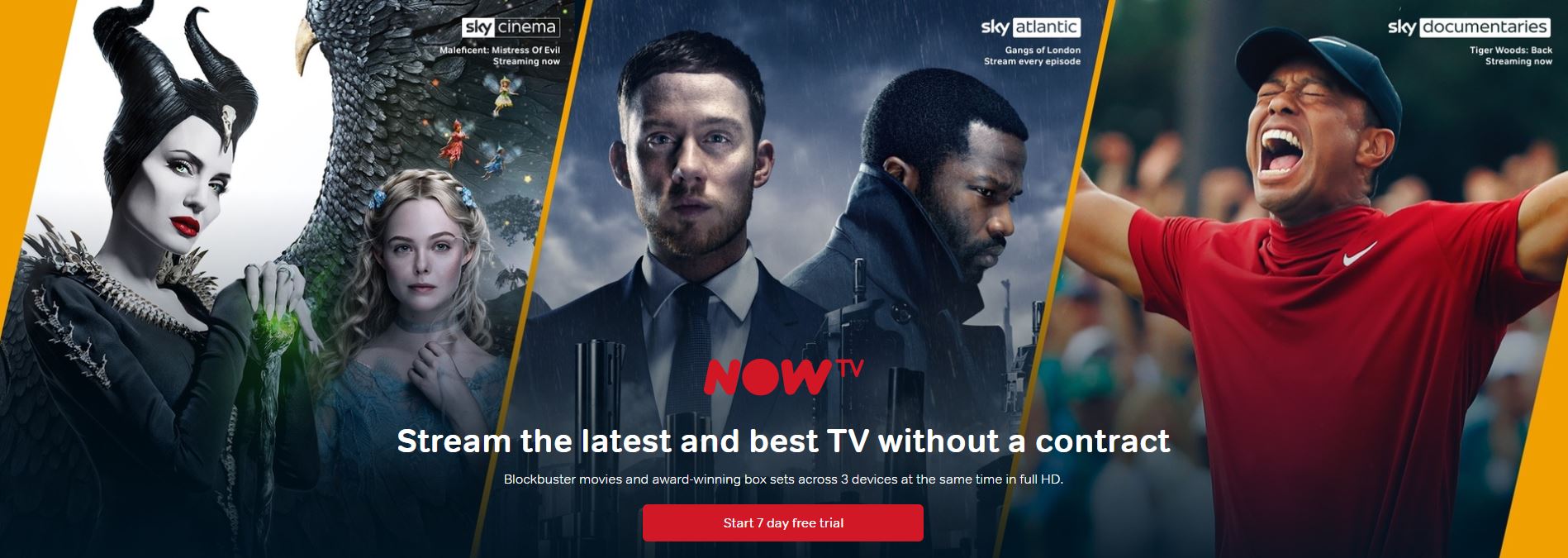 NOW TV Homepage