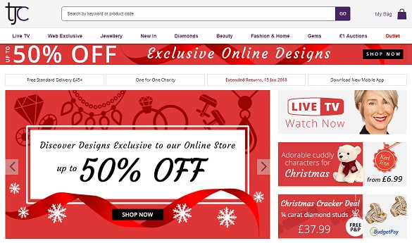 Tjc The Jewellery Channel Discount Offers Cashback Deals