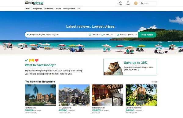 Tripadvisor Hotel Booking Discount Offers & Cashback Deals | TopCashback